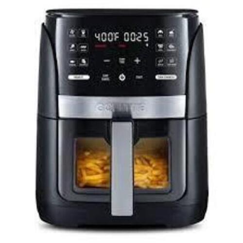 DESCRIPTION: (1) DIGITAL AIR FRYER BRAND/MODEL: GOURMIA INFORMATION: BLACK SIZE: 6 QT RETAIL$: $100.00 EA QTY: 1