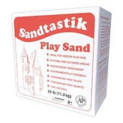 DESCRIPTION: (1) PLAY SAND BRAND/MODEL: SANDTASTIK SIZE: 25 LBS RETAIL$: $68.98 EA QTY: 1