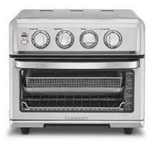 DESCRIPTION: (1) AIRFRYER TOASTER OVEN BRAND/MODEL: CUISINART INFORMATION: STAINLESS RETAIL$: $225.00 EA QTY: 1