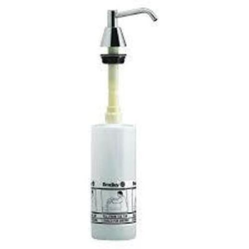 DESCRIPTION: (2) LAVATORY MOUNTED SOAP DISPENSER BRAND/MODEL: BRADLEY #6324-680000-GR INFORMATION: 4" SPOUT SIZE: 32 OZ RETAIL$: $35.65 EA QTY: 2