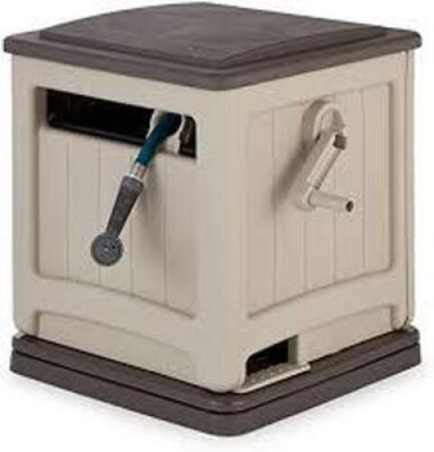 DESCRIPTION: (1) SWIVEL SMART TRAK HIDEAWAY HOSE BOX BRAND/MODEL: SUNCAST #CPLSSM200B INFORMATION: BROWN SIZE: 225' RETAIL$: $156.09 EA QTY: 1