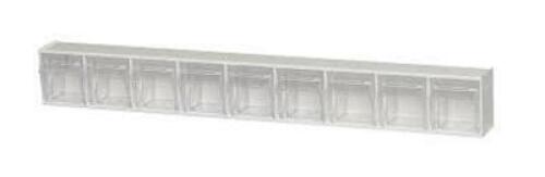 DESCRIPTION: (1) CASE OF (4) CLEAR TIP OUT BIN SMALL PART ORGANIZER BRAND/MODEL: QUANTUM STORAGE SYSTEMS #8W697 RETAIL$: $32.09 EA QTY: 1