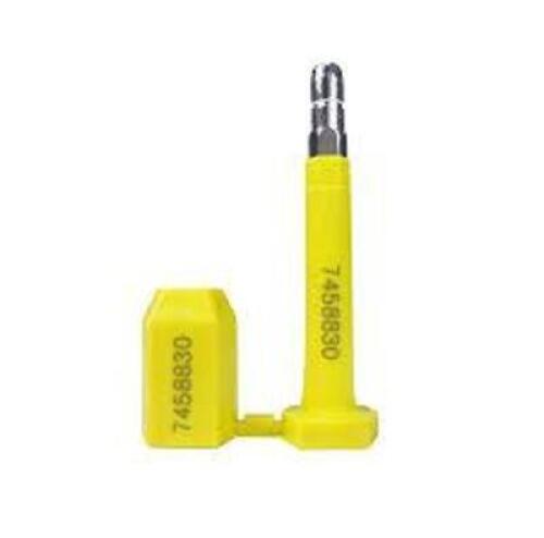 DESCRIPTION: (1) PACK OF (50) CONTAINER SEALS BRAND/MODEL: ULINE INFORMATION: YELLOW RETAIL$: $79.00 EA QTY: 1
