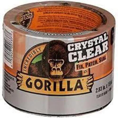 DESCRIPTION: (6) ROLLS OF REPAIR TAPE BRAND/MODEL: GORILLA GLUE INFORMATION: CRYSTAL CLEAR SIZE: 2.83X 15 RETAIL$: $12.25 EA QTY: 6