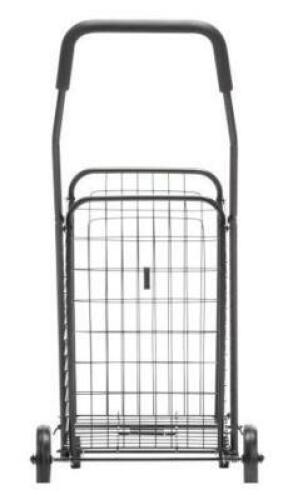 DESCRIPTION: (1) UTILITY CART BRAND/MODEL: HONEY-CAN-DO/CRT-01511 INFORMATION: BLACK/STEEL/WEIGHT CAPACITY: 30 LBS RETAIL$: $36.07 SIZE: 37.5"H X 18.6
