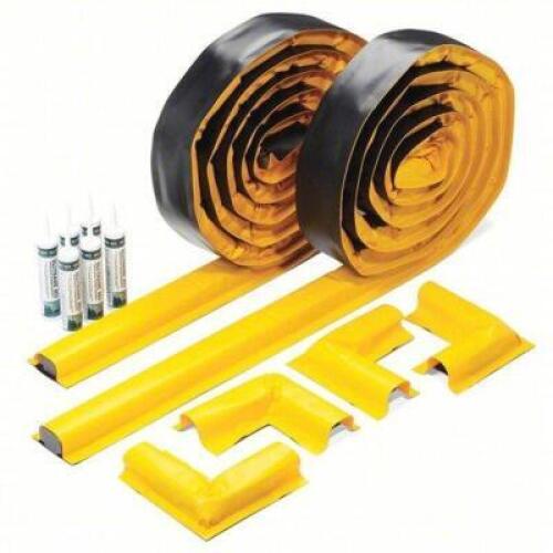 DESCRIPTION: (1) BARRIER KIT BRAND/MODEL: PIG BUILD A BERM SIZE: Full Kit, 50 ft x 5.5 in x 2 in, Yellow, -22�F - 160�F, 2 in Wall Ht RETAIL$: $1,352.