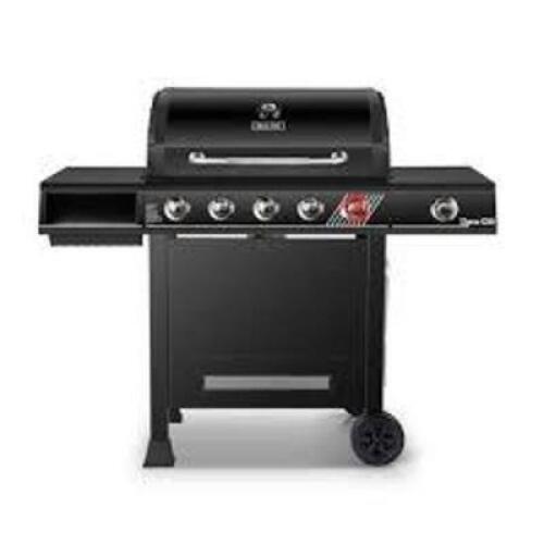 DESCRIPTION: (1) BBQ GRILL BRAND/MODEL: DYNA-GLO SIZE: 5 BURNER RETAIL$: $399.00 EA QTY: 1