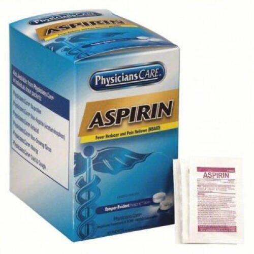 DESCRIPTION: (4) PACKS OF (100) TABLETS OF ASPIRIN BRAND/MODEL: PHYSICIANS CARE #39N837 SIZE: 325 MG RETAIL$: $9.27 EA QTY: 4