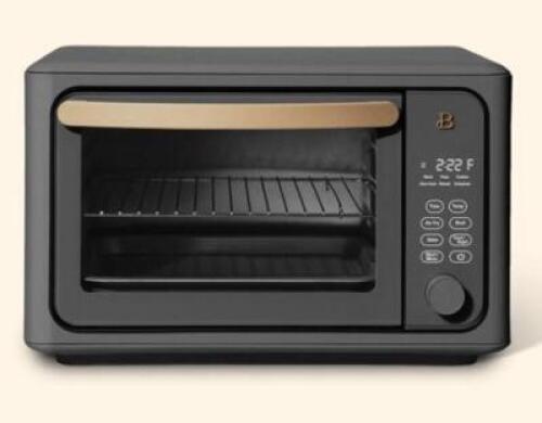 DESCRIPTION: (1) TOUCHSCREEN DIGITAL AIR FRYER TOASTER BRAND/MODEL: BEAUTIFUL/19015 INFORMATION: OYSTER GRAY/CAPACITY: 24L RETAIL$: $129.00 SIZE: 19.4