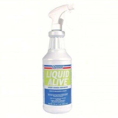 DESCRIPTION: (4) DRAIN MAINTENANCE WITH ODOR ELIMINATOR BRAND/MODEL: DYMON LIQUID ALIVE #21A878 SIZE: 32 OZ RETAIL$: $10.00 EA QTY: 4