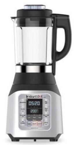 DESCRIPTION: (1) COOKING BLENDER BRAND/MODEL: INSTANT POT/ACE-60 INFORMATION: 3-SPEEDS/HEAT-RESISTANT GLASS/CAPACITY: 1.8 QT RETAIL$: $77.88 SIZE: 14.