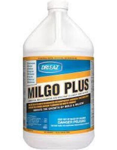 DESCRIPTION: (2) COMMERCIAL MULTI-PURPOSE DISINFECTANT CLEANER CONCENTRATE BRAND/MODEL: MILGO PLUS DRI EAZ SIZE: 1 GALLON RETAIL$: $56.25 EA QTY: 2