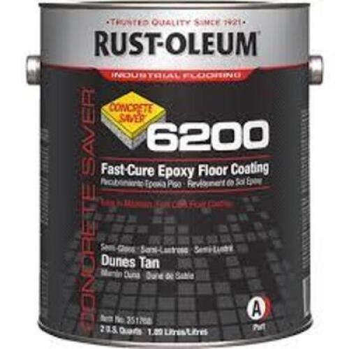 DESCRIPTION: (1) FAST CURE EPOXY FLOOR COATINGBRAND/MODEL: RUST-OLEUM 6200INFORMATION: SILVER GRAYSIZE: 1 GALLON BOTH PARTS A AND BRETAIL$: $280.34 EAQTY: 1