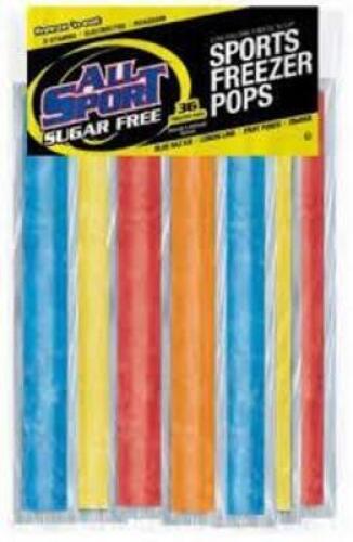 DESCRIPTION: (1) BAG OF (36) FREEZER POPS BRAND/MODEL: ALL SPORT INFORMATION: VARIETY PACK RETAIL$: $20.95 QTY: 1