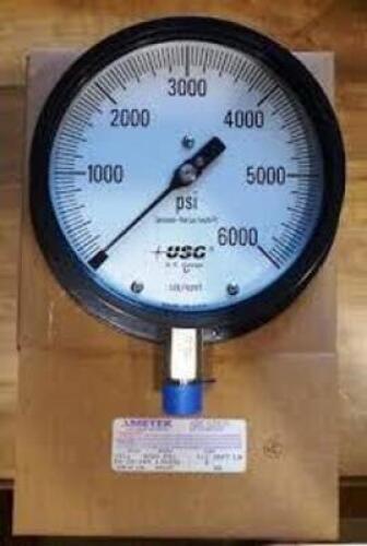 DESCRIPTION: (1) PRESSURE GAUGE BRAND/MODEL: AMETEK SIZE: 30 PSI RETAIL$: $85.00 EA QTY: 1