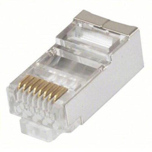 DESCRIPTION: (3) BAGS OF (100) MODULAR PLUG BRAND/MODEL: MONOPRICE #13U664 SIZE: modular Plug RJ45, Stranded, 6 Cable Category RETAIL$: $25.86 EA QTY: