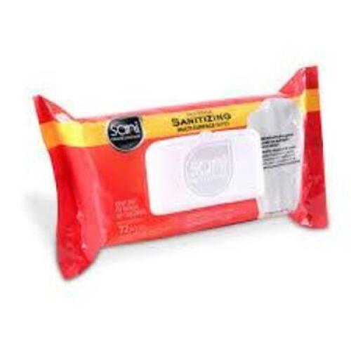 DESCRIPTION: (4) NO RINSE SANITIZING MULTI SURFACE WIPES BRAND/MODEL: SANI PROFESSIONAL SIZE: 72 WIPES RETAIL$: $8.99 EA QTY: 4