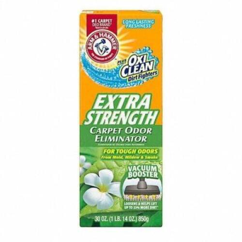 DESCRIPTION: (6) CARPET ODOR ELIMINATORS BRAND/MODEL: ARM AND HAMMER #20L017 INFORMATION: FLORAL SCENT RETAIL$: $5.00 EA SIZE: 30 OZ QTY: 6