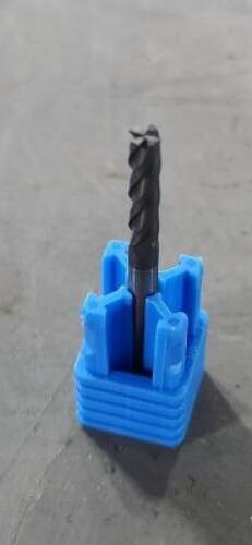 DESCRIPTION: (3) SOLID CARBIDE SQ END MILLBRAND/MODEL: CRYSTALLUME 30128615SIZE: 1/8" DIA 1/2" LOCRETAIL$: $283.00QTY: 3
