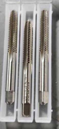 DESCRIPTION: (5) HSS STRAIGHT FLUTE TAPS BRAND/MODEL: WIDIA 2957427 SIZE: 1/4-20 UNC RETAIL$: $38.50 QTY: 5