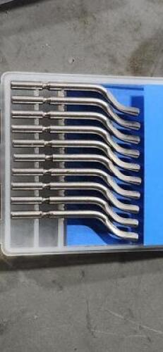DESCRIPTION: (20) SWIVEL SCRAPER BLADES BRAND/MODEL: NOGA BS2010 SIZE: S20 RETAIL$: $69.60 QTY: 20