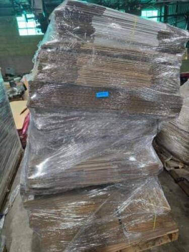 DESCRIPTION: (1) PALLET OF CARDBOARD SHIPPING BOXES SIZE: VARIOUS SIZES QTY: 1