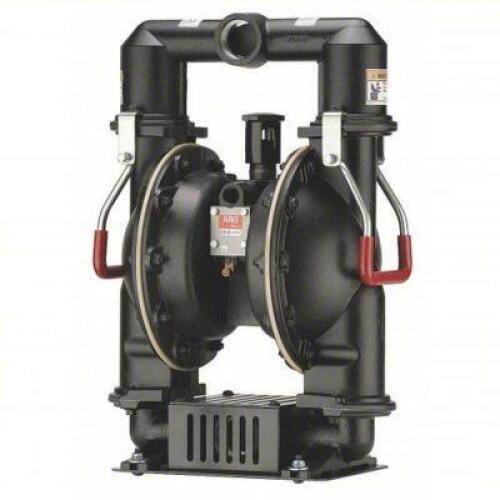 DESCRIPTION: (1) DOUBLE DIAPHRAGM PUMP BRAND/MODEL: ARO/66M250-122-C INFORMATION: 2" FLUID CONNECTION SIZE, 162 GPM MAX FLOW RATE, 120 PSI MAX DISCHAR