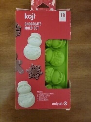 DESCRIPTION: (3) CHOCOLATE MOLD SET BRAND/MODEL: KOJI INFORMATION: MULTI RETAIL$: $10.00 EA QTY: 3