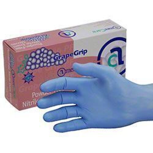 DESCRIPTION: (1) CASE OF (10) BOXES OF (100) POWDER FREE NITRILE EXAM GLOVESBRAND/MODEL: GRAPE GRIPINFORMATION: 100 GLOVES PER BOX, GRAPE FLAVORED & SCENTEDSIZE: LARGERETAIL$: $125.87 EAQTY: 1