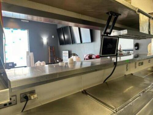 DESCRIPTION 12' STAINLESS PASS THRU WINDOW W/ 60" HATCO WARMER LAMP. BRAND / MODEL: HATCO GRAH-60D ADDITIONAL INFORMATION TOOLS REQUIRED FOR REMOVAL S