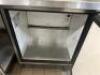 DESCRIPTION 27" TRUE SINGLE DOOR WORK TOP FREEZER. BRAND / MODEL: TRUE TWT-27F ADDITIONAL INFORMATION SN# 6923744, 115 VOLT, 1 PHASE LOCATION KITCHEN - 3