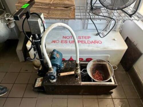 DESCRIPTION 40 LB. MOBILE FRY OIL FILTER CART LOCATION KITCHEN QTY 1