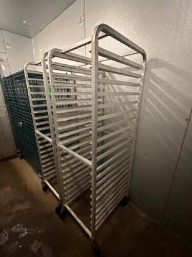 DESCRIPTION TWENTY PAN ROLL ABOUT TRAY RACK ADDITIONAL INFORMATION FRONT LOAD LOCATION KITCHEN QTY 1