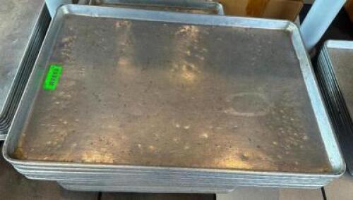 DESCRIPTION (10) FULL SIZE SHEET PANS THIS LOT IS: SOLD BY THE PIECE LOCATION SEATING QTY 10