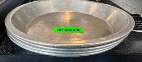 DESCRIPTION (5) 10" PIE PANS THIS LOT IS: SOLD BY THE PIECE LOCATION SEATING QTY 5