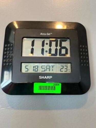 DESCRIPTION DIGITAL WALL CLOCK LOCATION KITCHEN QTY 1