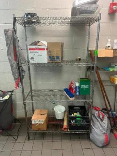 DESCRIPTION 48" X 18" FOUR TIER WIRE SHELF. LOCATION KITCHEN QTY 1