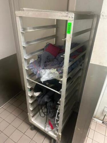 DESCRIPTION TWELVE PAN TRAY RACK LOCATION KITCHEN QTY 1