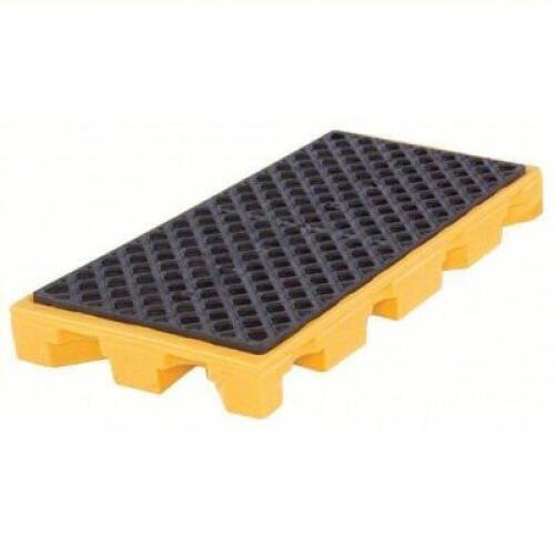 DESCRIPTION: (1) DRUM SPILL DECKBRAND/MODEL: ULTRATECH #4LNU3INFORMATION: YELLOW AND BLACK, FOR 2 DRUMS, 3000 LB CAPACITYSIZE:&nbsp;52 in L x 25-7/8 in W x 5-3/4 in HRETAIL$: $291.64 EAQTY: 1