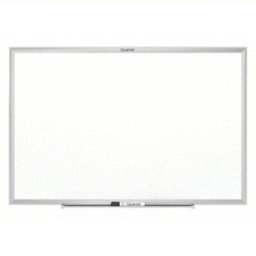 DESCRIPTION: (1) DRY ERASE BOARD, WALL MOUNTED BRAND/MODEL: QUARTET #48LW69 INFORMATION: WHITE BOARD WITH SILVER FRAME SIZE: 48" X 72" RETAIL$: $384.0