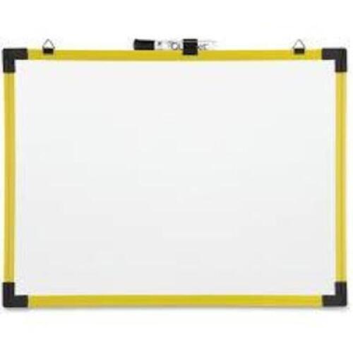 DESCRIPTION: (1) INDUSTRIAL DRY ERASE BOARD BRAND/MODEL: QUARTET #724125 INFORMATION: YELLOW FRAME SIZE: 3' X 2' RETAIL$: $252.93 EA QTY: 1