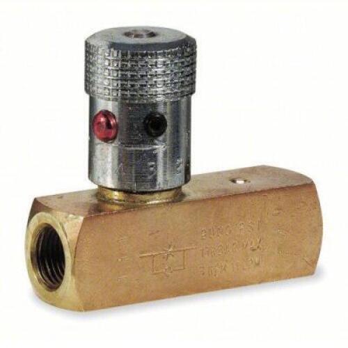 DESCRIPTION: (3) HYDRAULIC FLOW CONTROL VALVE BRAND/MODEL: PARKER #1A043 INFORMATION: 15 GPM MAX FLOW RATE, 1/2 IN NPT, 1/2 IN NPT, STEEL, CONTROL RET