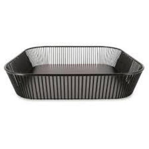 DESCRIPTION: (2) SQUARE WIRE BASKET BRAND/MODEL: REVOL #MCO1235 INFORMATION: METAL SIZE: 35.5 X 32.5 X 8 CM RETAIL$: $164.00 EA QTY: 2
