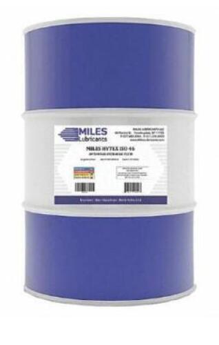 DESCRIPTION: (1) MINERAL HYDRAULIC OIL BRAND/MODEL: MILES LUBRICANTS/M001000601 INFORMATION: ISO VISCOSITY GRADE: 46/SAE GRADE: 20W RETAIL$: $638.40 S