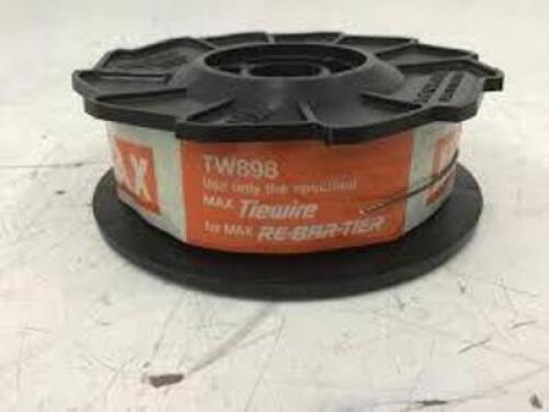 DESCRIPTION: (26) SPOOLS OF REBAR TIE WIRE BRAND/MODEL: MAX #TW898 SIZE: 312 FT RETAIL$: $10.00 EA QTY: 26