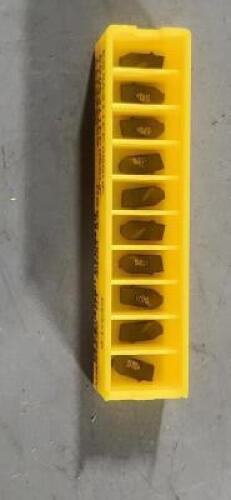 DESCRIPTION: (10) EG0P1FGUP CARBIDE GROOVING INSERTS BRAND/MODEL: KENNAMETAL EG0P1FGUP KCU10 RETAIL$: $178.30 QTY: 10