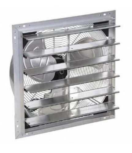 DESCRIPTION: (1) AIRMASTER FAN BRAND/MODEL: AIRMASTER FAN/LPSF12 INFORMATION: ALUMINUM/815 CFM RETAIL$: $256.20 SIZE: 15-1/8"H X 15-1/8"W X 8"D QTY: 1