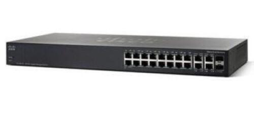 DESCRIPTION: (1) GIGABIT MANAGED SWITCH BRAND/MODEL: CISCO/SG350-20 INFORMATION: BLACK/20-PORT RETAIL$: $575.01 SIZE: 17.3"W X 8"D X 1.7"H QTY: 1