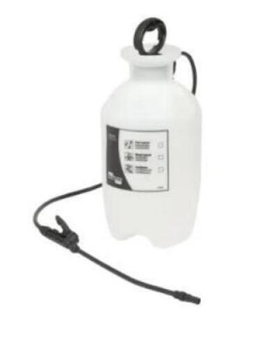 DESCRIPTION: (1) POLYETHYLENE SPRAYER BRAND/MODEL: CHAPIN/015838 INFORMATION: CLEAR/PUMP ADJUSTABLE/MAX WORKING PRESSURE: 40 PSI RETAIL$: $56.71 SIZE: