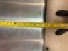 72" X 30" STAINLESS TABLE W/ TWO TIRE STAINLESS RISER. - 4